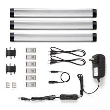 12w Under Counter Led Light Kits 12v Warm White 3 Panel Kit Le