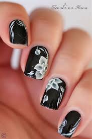 The best ideas for nails. Best 90 Cute Nail Design Ideas Black Color Airbrush Nails Floral Nails Black Nail Designs