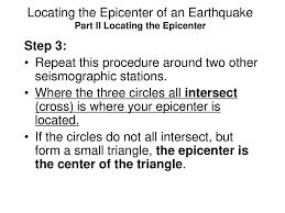 Instructions For Locating An Earthquake Epicenter Ppt Download