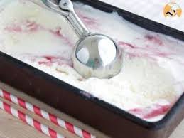 Glace Au Yaourt Et A La Framboise Recette Ptitchef Recette Recette Glace Yaourt Desserts Froids