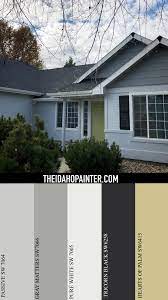 Modern The Idaho Painter Exterior Gray Paint Modern House Colors Exterior House Colors