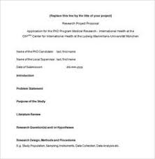 10 Research Proposal Templates Free Printable Word Pdf Research Proposal Proposal Templates Project Proposal Template