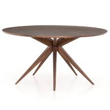 Hewitt Star Base Mid Century Modern Round Dining Table 59 Round Dining Table Modern Dining Table Mid Century Round Dining Table