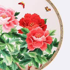 中國刺繡花 google 搜尋 tableware plates