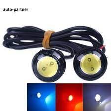 2pcs red eagle eye hawkeye led strobe light lamp daytime running light for boat marine car suv off road motorcycle review strobe lights car lights led strobe
