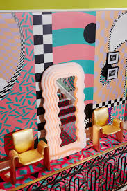 Sasha Bikoff Merges Rococo With Memphis In Her Bold New York Staircase Art Deco Interior Interior Deco Colorful Interiors