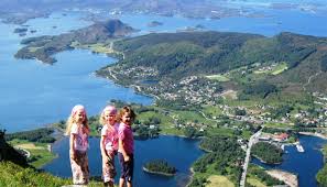 Norway time zone and map with current time in the largest cities. Hogasen 250 Masl Hiking In Ulsteinvik Ulstein Fjord Norway