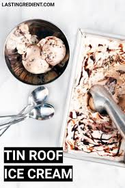 Tin Roof Ice Cream In 2020 Tin Roof Ice Cream Homemade Strawberry Sauce Easy Gluten Free Desserts