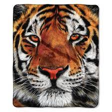 American Heritage Tiger Face Throw Blanket 50 X 60 Walmart Com In 2020 Big Cats Art Tiger Face Tiger Art