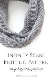 How to knit on circular needles in 5 easy steps for beginning knitters with studio knit | watch knit a quick and easy scarf using one yarn skein. Infinity Scarf Knitting Pattern Easy Knitting Patterns For Beginners Elaine S C Infinity Scarf Knitting Pattern Scarf Knitting Patterns Beginner Knit Scarf