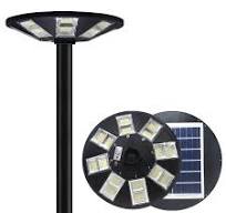 800W Outdoor Waterproof UFO Round LED Solar Street Light Solar Sensor  Garden Light