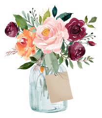 Outline the entire jar drawing and don't worry about the glass or anything else with the jar for now. Watercolor Flowers Mason Jar Thank You Postcard Zazzle Com Watercolor Flowers Watercolor Flower Wreath Watercolor Flowers Paintings