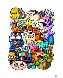 Check out our cartoon collage selection for the very best in unique or custom, handmade pieces from our prints shops. Cartoon Collage Big Wall Decor