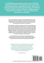 Aevo, ada, ausbilder, praktische unterweisung, prüfung. Prufungscoach Ausbilderschein 20 Prufungserprobte Unterweisungsentwurfe Mit Der Vier Stufen Methode Fur Die Praktische Ausbildereignungsprufung Nach Aevo Wenzel Hofmann Christian Schaller Anastassatos Daniel Amazon De Bucher