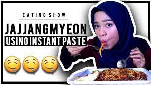 We offer korean cuisine respectuous of muslims foods restrictions, using only halal ingredients, to propose the korean food experience to. Blackbean Noodles Aka Jjajangmyeon Halal Malaysia Eating Show Youtube