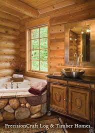 Rustic Log Cabin Bathrooms Log Cabin Bathroom Log Home Bathroom Bathroom Design Photos Bathroom Log Home Bathrooms Log Homes Log Cabin Bathrooms