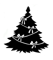 Black And White Christmas Trees Clipart Google Image Result For Https Www Clipartqueen Com Image Files Christmas Silhouettes Black Christmas Tree With Whit Black Christmas Trees Silhouette Christmas
