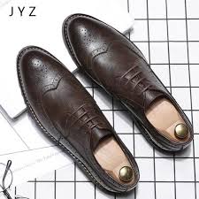 Промо dymontiger июнь 21, 2018 11:00 45. Fernand442 Comprar 2018 Zapatos De Vestir Moda Vintage Para Hombre Con Cordones Oxford Brogue Negro Marron Tamano 45 46 44 Men0008 Online Baratos