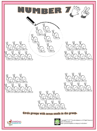 Number 7 Worksheet Preschool Worksheets Numbers Preschool Preschool Number Worksheets