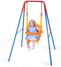 Hudora nestschaukel 90 cm, inkl. Costway Babyschaukel Mit Schaukelgerust Kaufland De