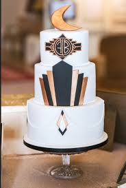 Black And Gold Art Deco Cake Art Deco Great Gatsby Inspired Wedding Cake In Black And Gold Complete With Sugar Art Deco Fan Design Art Deco Wedding Cake Art Deco Cake Modern Wedding Cake