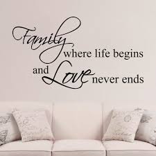 Family Where Life Begins And Love Never Ends Decal Wall Etsy In 2021 Kids Room Murals Kids Room Wall Art Vinyl Wall Decals