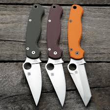 Spyderco Para Military 2 Scales – Agent Series – Clip Side Liner Delete –  Cerakote