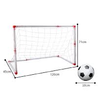 Pengertian sepak bola menurut sucipto dkk adalah permainan yang hampir seluruhnya dimainkan menggunakan kaki, kecuali seorang penjaga gawan yang dibolehkan menggunakan lengannya di. Hot Item Big Size Kid S Mini Soccer Goal Post Net Futsal Football Toys Kids Adult Gawang Bola Tiang Gol Futsal Shopee Malaysia