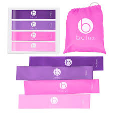4 Bandas Elasticas De Resistencia Belus Deporte Rehabilitacion Yoga Banda De Resistencia Bandas Elasticas Ejercicios Con Banda