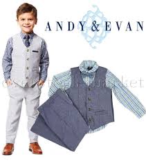 Boys Andy Evan 4 Piece Dress Suits Outfits Overstock Market