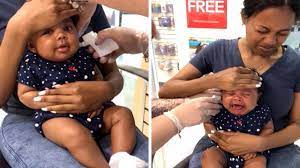 Baby Cries During Ear Piercing Youtube