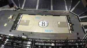 The lettering for brooklyn nets on each baseline — helvetica — is the. Brooklyn Nets Set For Season With New Stars And New Court