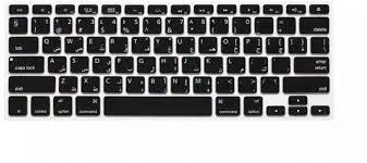 Store neatly and drain quickly baby features: Keyboard Protector Cover For For Macbook Macbook Pro Macbook Air 13 To 17 Inch For Us Keyboard Layout Black Buy Online Computer Laptop Accessories At Best Prices In Egypt Souq Com