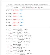 Start studying pressure unit conversions. Pressure And Temperature Unit Conversions Worksheet By Franzscience