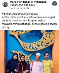 Maybe you would like to learn more about one of these? Heliza Helmi Suami Isteri Meninggal Dunia Dan Bersama Facebook