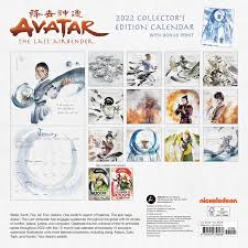 Full Official Avatar Calendar 2022 Thelastairbender