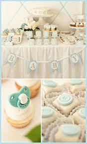 A Classic Baby Shower Designed By Kate Landers Baby Shower Cakes Chuveiro Menino Comidas Para Cha De Bebe