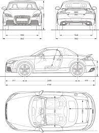 2010 Audi Tt Rs Roadster Blueprint Audi Tt Rs Karmann Ghia Audi Tt