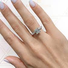 Shop for and buy 1.5 carat diamond ring online at macy's. The Deborah Engagement Ring 1 5 Carat Radiant Shaped Hidden Halo Dia Best Brilliance