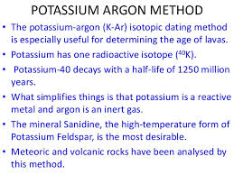 By measuring the ratio of the two present in a rock, we can work out how long it is since the rock was formed from magma. Radiometric Methods For Age Determination