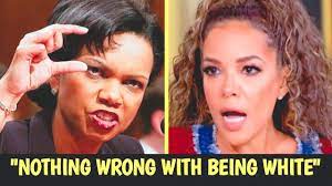 The View' Hosts SILENCED by Condoleezza Rice For their Racism schools them  on CRT - YouTube