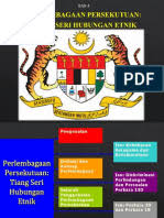 Penubuhan jawatankuasa hubungan antara kaum/ jhak, terdiri daripada pelbagai etnik: Bab 4 Perlembagaan Persekutuan Tiang Seri Hubungan Etnik