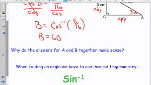 👉 learn all about right triangles. Finding Angle Measures Using Trig Ratios And Side Lengths Youtube