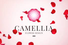 Flower Logo Camellia Logo Beauty Spa Flower Logo Beauty Logo Beauty Spa