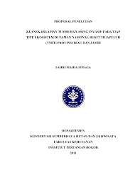 Cara membuat proposal penelitian yang benar. Proposal Penelitian Keanekargaman Tumbuhan