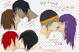 How to draw people kissing. The Kiss Drawing Anime How To Draw Manga Kiss Love Black Hair Png Pngegg