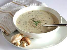 Mushroom soup with garlic rolls. Dari Kotak Fikiran Sudut Hati Resepi Sup Cendawan Berkrim
