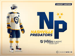 Personally i would have preferred if adidas brought back the mustard jerseys or if but overall i think it's a pretty simple jersey, pretty vintage which gives winter classic vibes. Nashville Predators Winter Classic Concept Uniform By Alec Des Rivieres On Dribbble