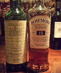Bowmore 15y O Wilsonmorgan Caskstrength 57 3 Alc Sherry Cask Whiskey Bottle Distillery Wine Bottle