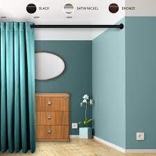 Choosing a room divider curtain is quite simple and does not require any efforts. Orren Ellis Phocas Adjustable Room Divider And Socket Single Curtain Rod Reviews Wayfair